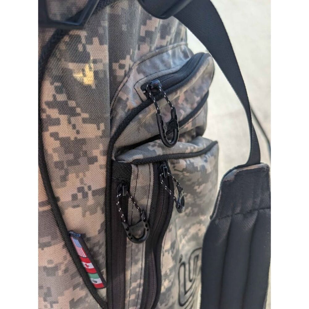 PING Hoofer Vantage Golf Stand Bag Digital Camo USA Flag Dual Strap Carry - Picture 11 of 12